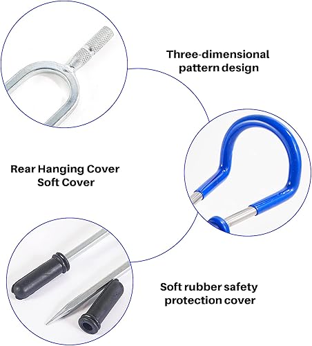 Miniatura 2 de Rod Holder Fishing Pole Holder with Fishing Rod Alarm Bells,Universal Adjustable Gold Fishing Rod Holder Hand and Sea Dual-Purpose Ground Plug