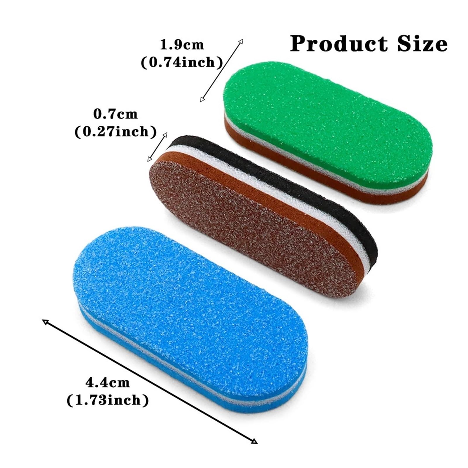 250 500 1000 Stück Nagelpufferfeilen Block Polieren Schleifblöcke Pediküre Pflege Nägel Professionelle Maniküre(500pcs)