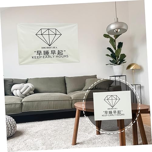 Miniatura 6 de Yardwe 3pcs Tapestry Photo Background Cloth Funny Beach Towel Funny Flags Wall Decor Bedside Decoration Background Wall Banner Flags for Room Teen