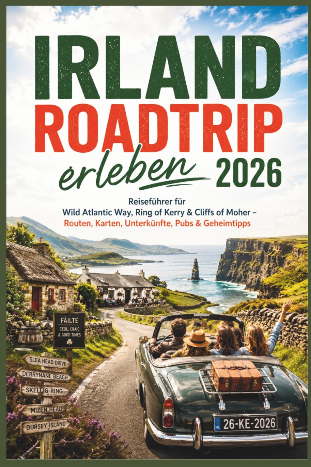 Irland Roadtrip erleben 2026: Reiseführer für Wild Atlantic Way, Ring of Kerry & Cliffs of Moher – Routen, Karten, Unterkünfte, Pubs & Geheimtipps