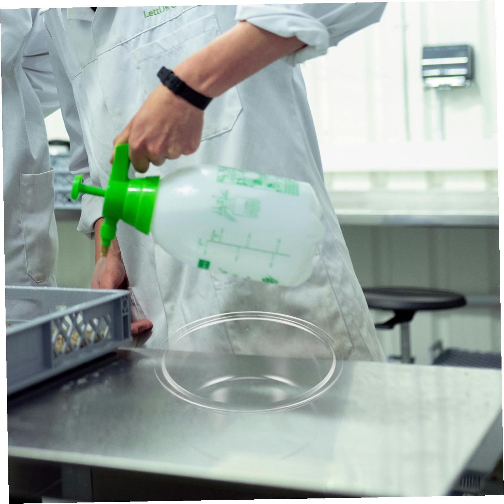 ERINGOGO Runder Glasbehälter Leicht zu Reinigen Multifunktional und Labortank aus Glas für Labor Experimente für Wissenschaftliche Anwendungen im Labor