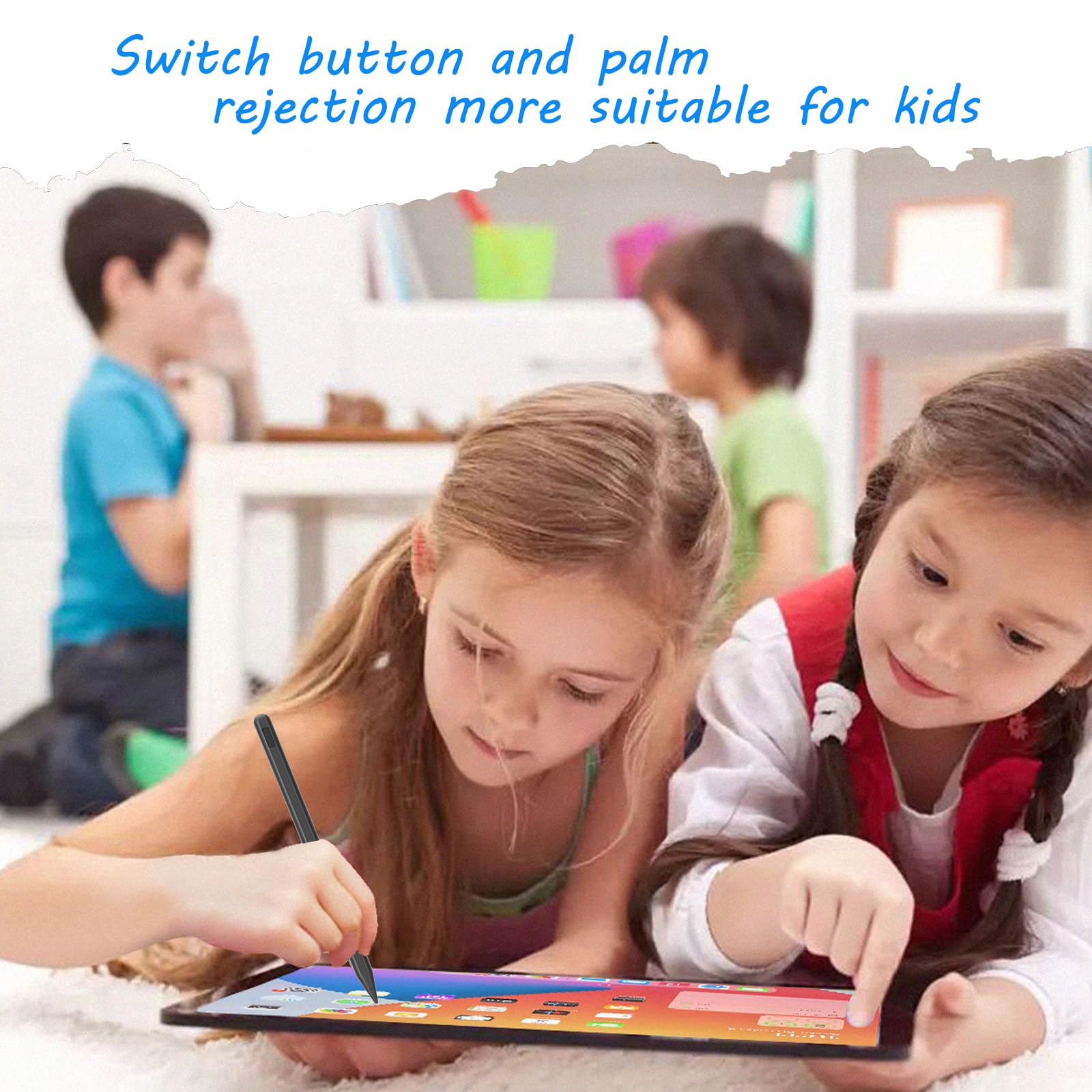 Penna Stilo per iPad 9a e 10a Gen, Penna Milikilo iPad Ricarica Rapida, Stylus Pen Palm Rejection, Sensibilità All'inclinazione per iPad 6/7/8/9/10, iPad Pro 11" e 12,9", iPad Air 3/4/5, iPad Mini 5/6