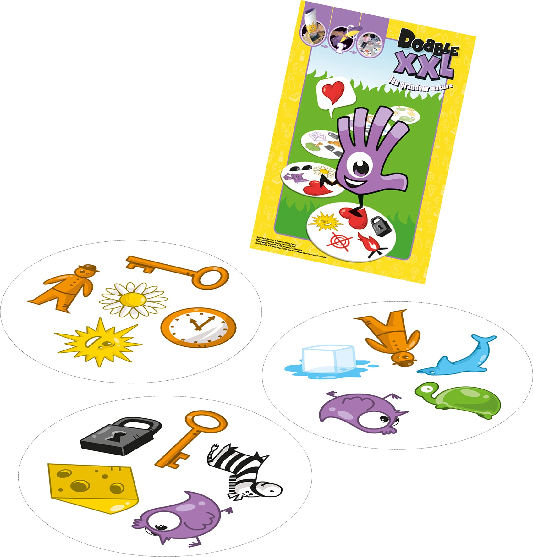 Zygomatic | Dobble : XXL | Jeu de société | À partir de 6 ans | 2 à 8 joueurs | 15 minutes