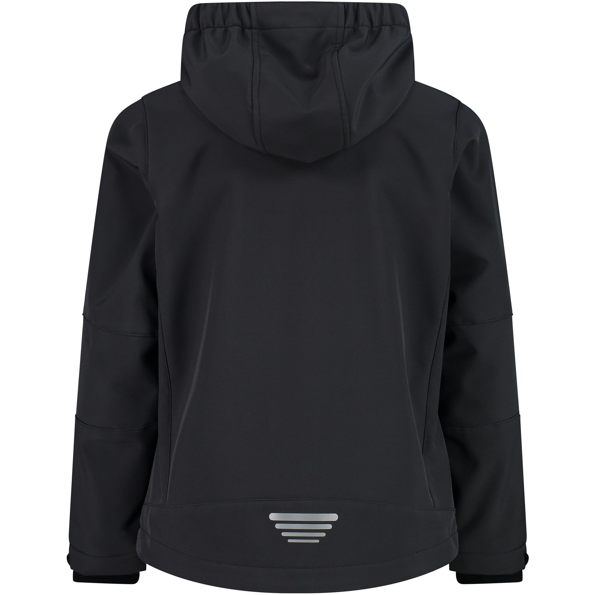 CMP KID JACKET FIX HOOD ANTRACITE-ACIDO - 164