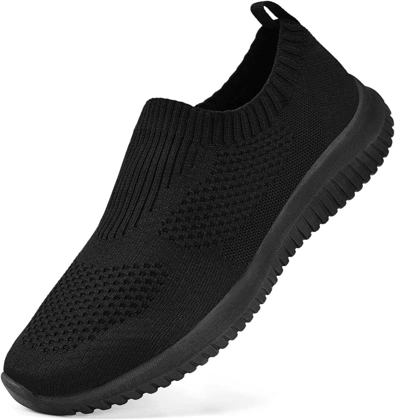 QANSI Mens Sneakers Slip-on Lightweight Athletic Running Walking Gym Shoes