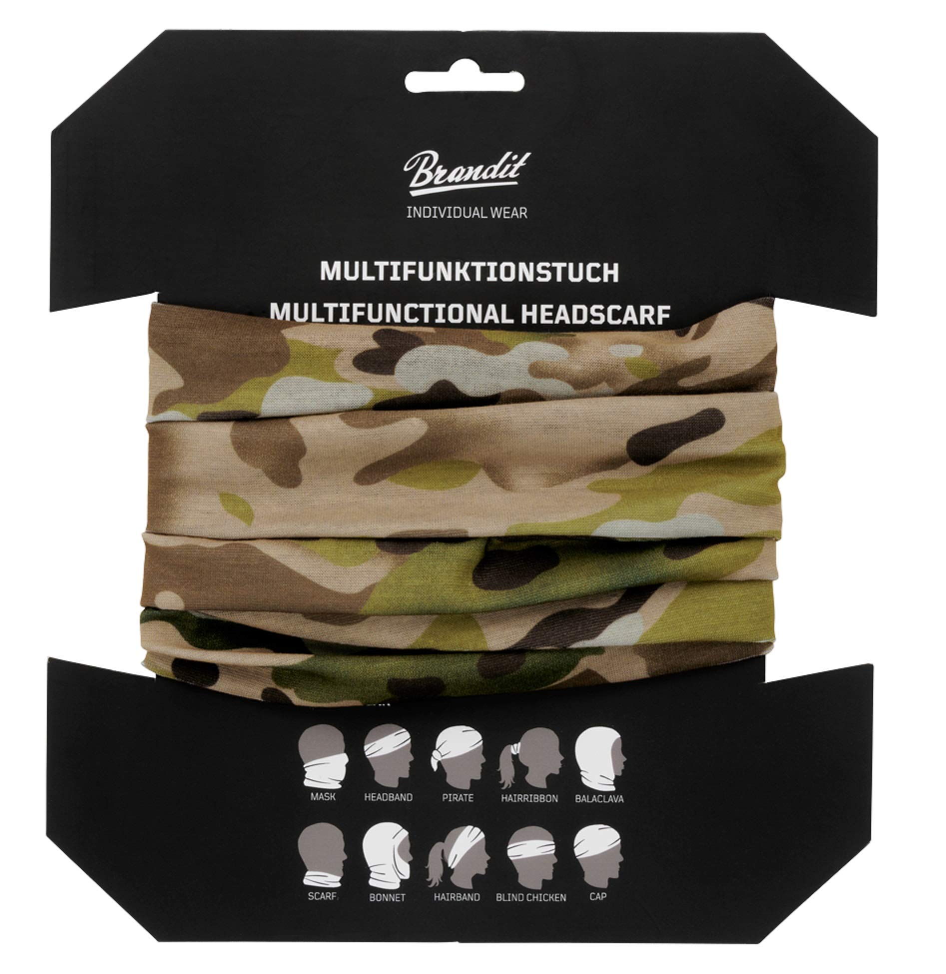Brandit Multifunctional Neck Gaiter Tactical Camo