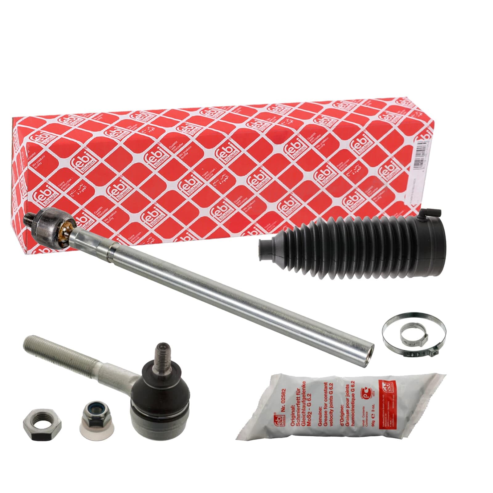 Febi Bilstein 39042 Tirante Con Kit Cuffia Sterzo, 1 Unità-image