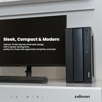 Zalman T6 MINI Compact Desktop mATX Micro-ATX Mini-ITX PC Case