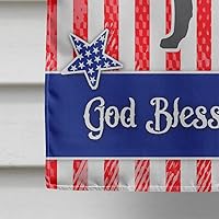 Vista 1247 de Caroline's Treasures BB4243GF Bandera de jardín con texto en inglés «Merry Christmas» con texto en inglés «Merry Christmas», bandera decorativa