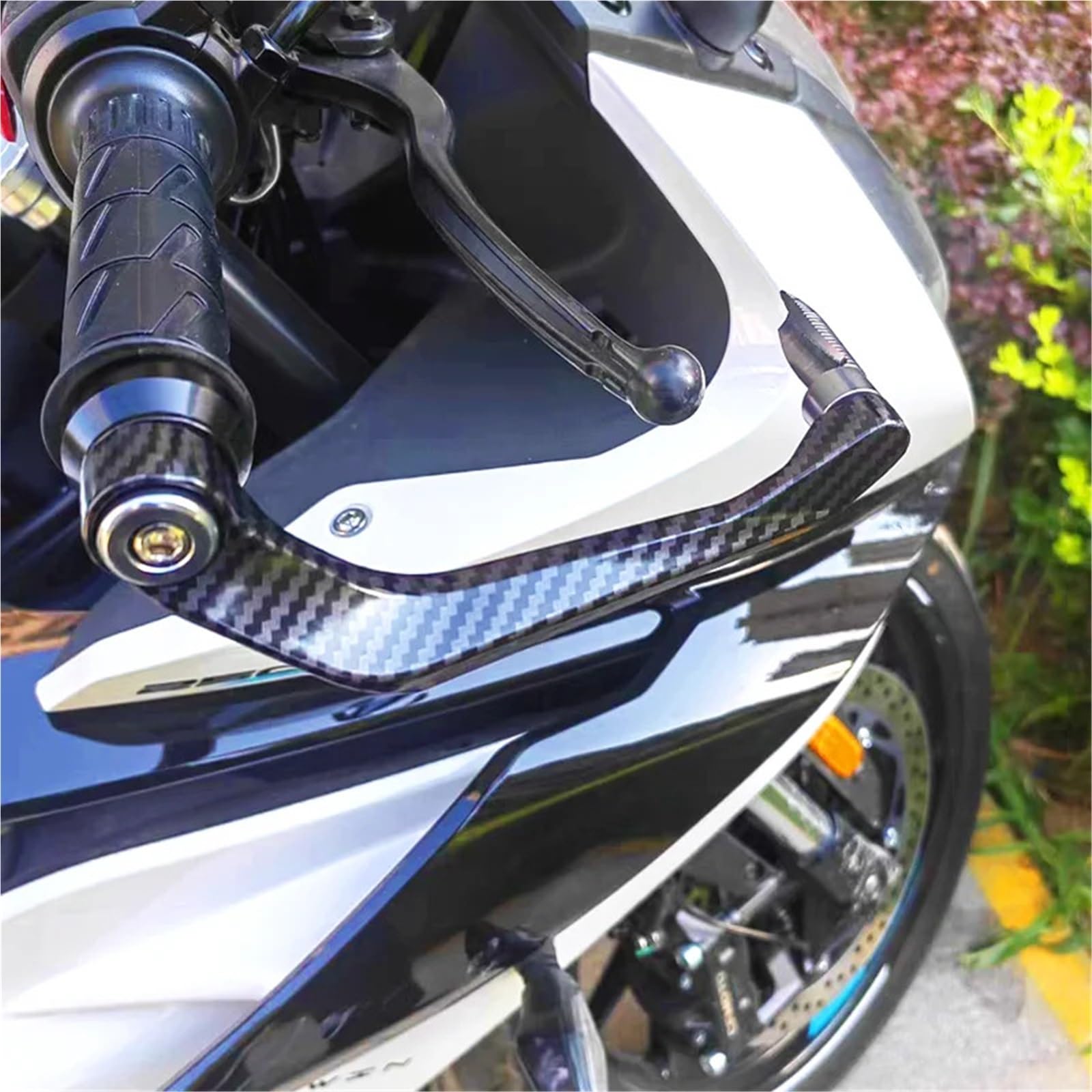 motocyklowe osłony dłoni Kierownica motocykla 7/8 "chroń dźwignię sprzęgła hamulca osłona dłoni tarczy akcesoria ochronne(Black)