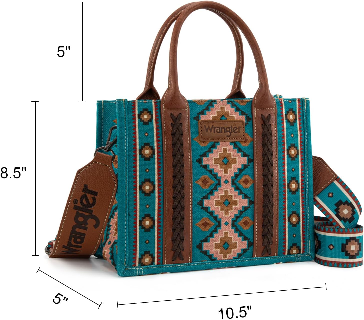 Montana West Wrangler Purse Western Aztec Tote Bag for Women with Guitar Strap | Western, Boho, Aztec, Western, Boho, Aztec - Image 4