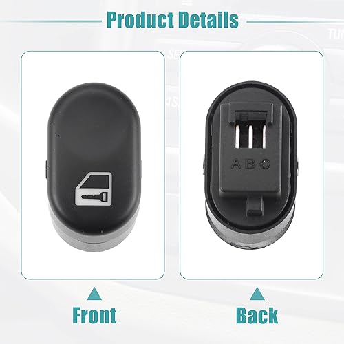 Miniatura 6 de ACROPIX Interruptor de bloqueo de puerta de coche para Pontiac G6 - Paquete de 1 negro