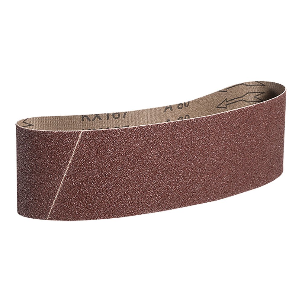 107080-3" x 24" Aluminum Oxide Sanding Belts, 80 Grit (10 Pack)