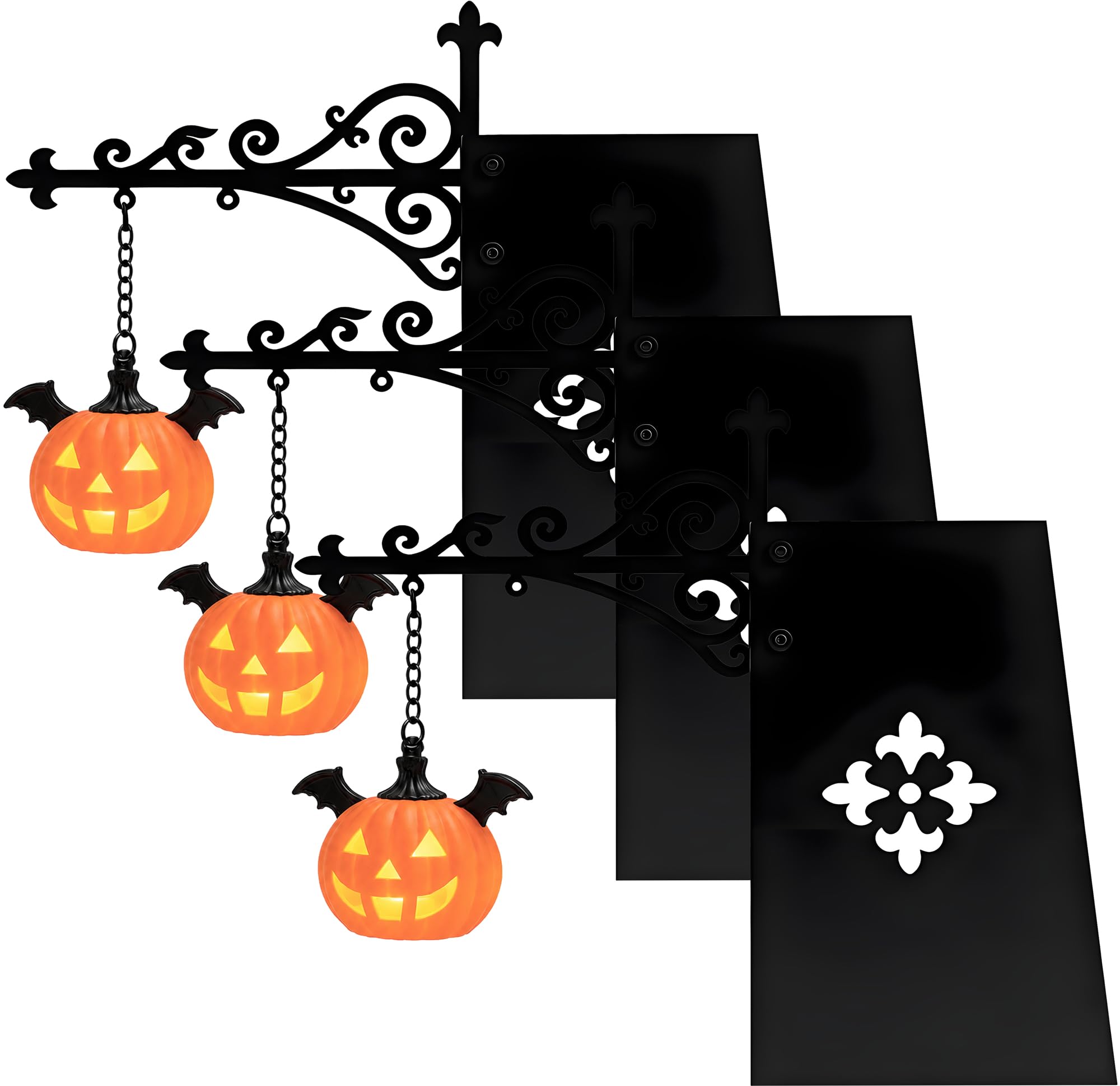 Library Lantern Mini Bookshelf Lamp, Pumpkin Hanging Book Nook LED Light