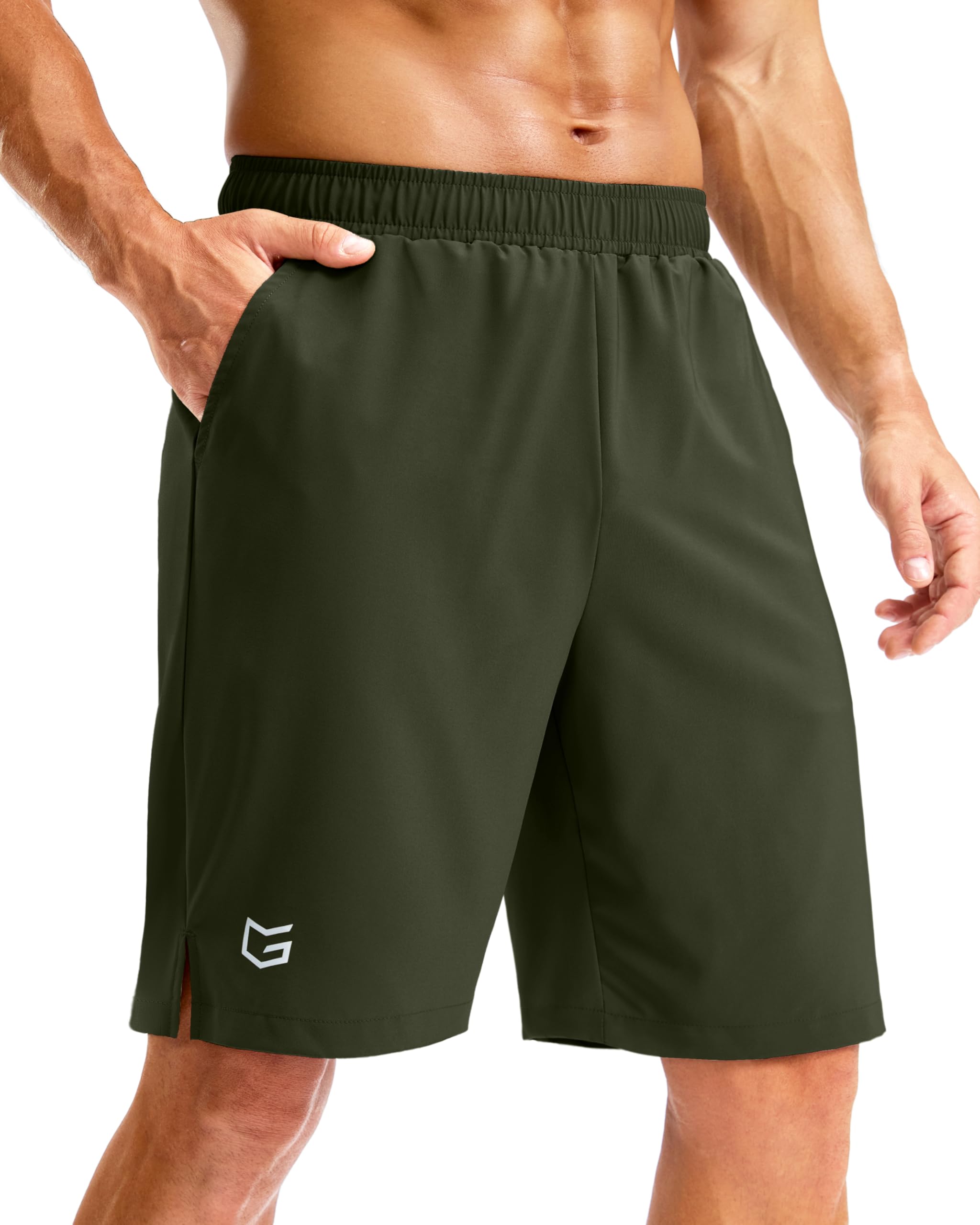 G Gradual Men's Athletic Running Shorts with Pockets 5"/ 7"/ 9" Gym Shorts