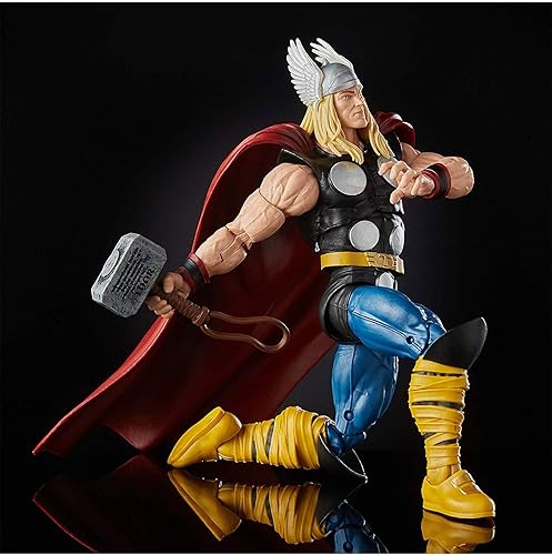 Miniatura 5 de Marvel Comics 80th Anniversary Legends Series - Figura de acción coleccionable de Thor, inspirada en cómics, 6 pulgadas, marrón, a partir de 4 años