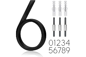 Elevated House Number Perfection: 5" Stainless Steel Floating House Numbers