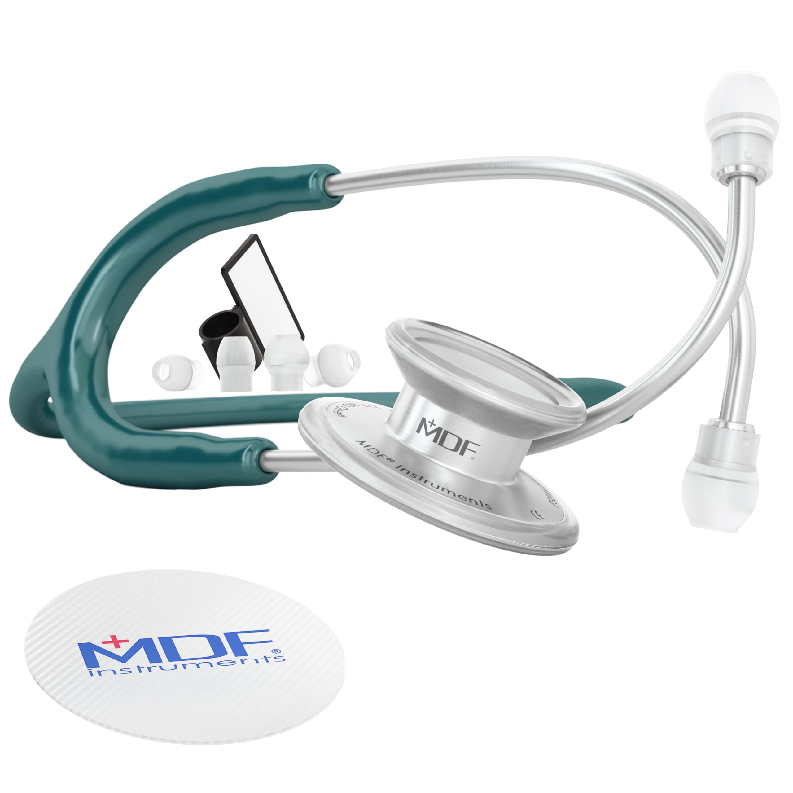 Mdf Instruments Mdf777-09 Md One Stainless Steel Premium Dual Head Stethoscope, Aqua Green