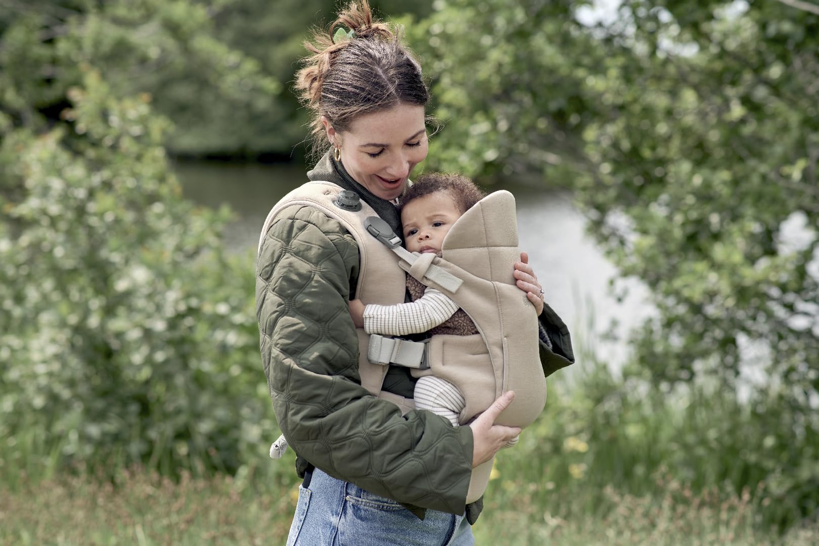 Mamas & Papas Kudo Babytrage - Kaschmir - Einfach zu montieren, anzupassen & zu entfernen, innovatives Design, ergonomische Unterstützung, gesunde Körperhaltung - 0-36 Monate