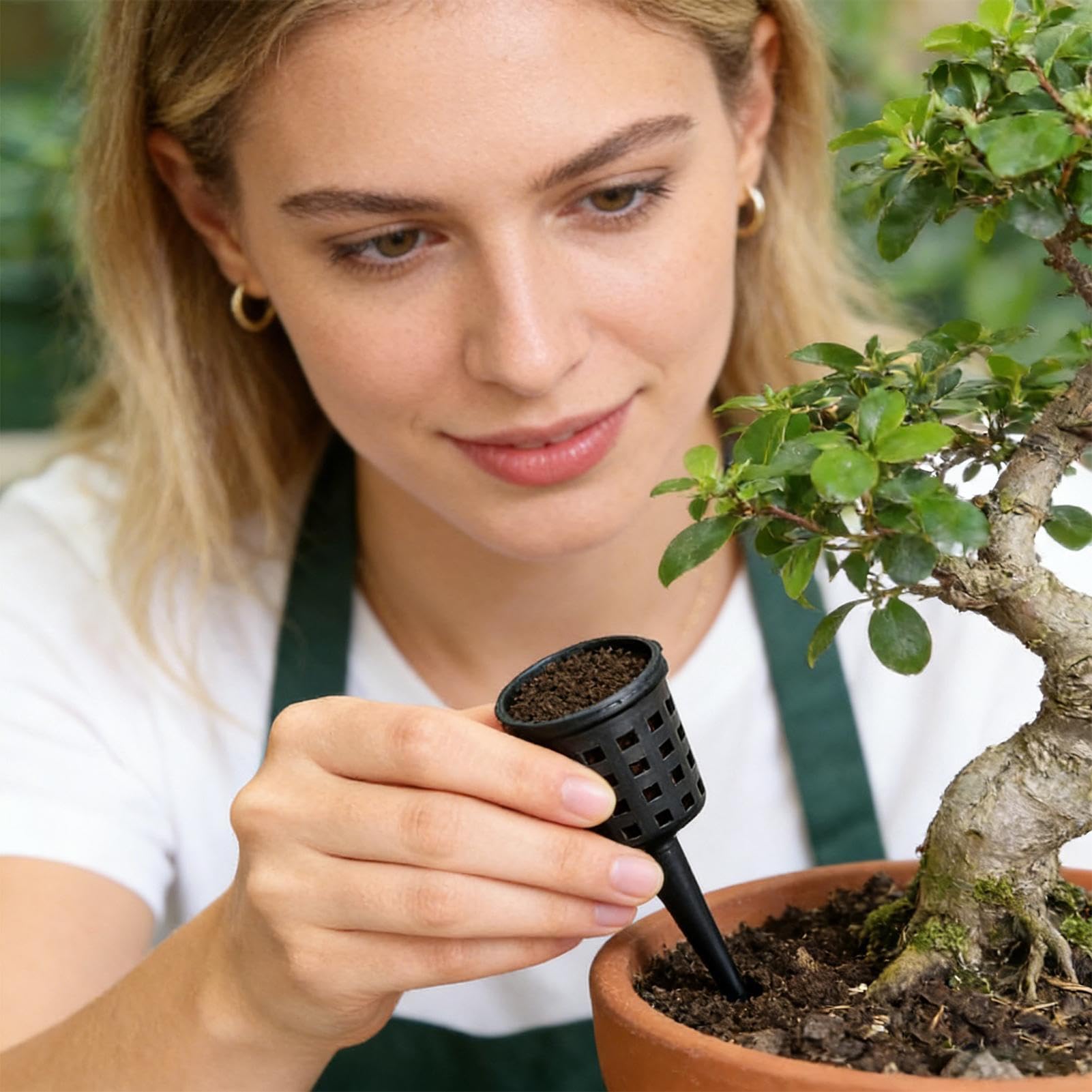 Dünger-Netzkörbe – 10 Stück Bonsai-Düngerbox | Tragbare Pflanz-Ernährungsbecher | Slow Cups Mit Deckel Für Basilikumblumen, Drinnen Und Draußen, Gartenarbeit, Zuhause, Terrasse, Hinterhof