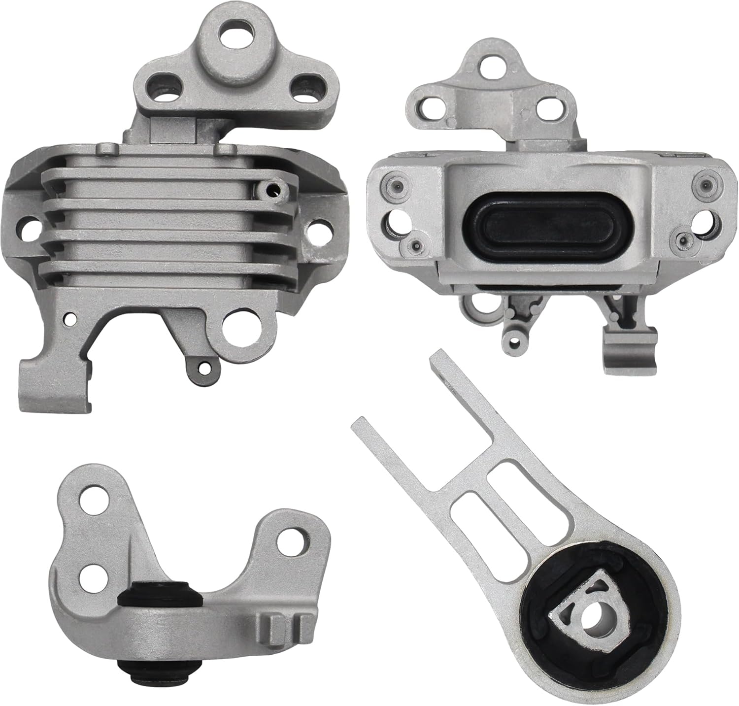 4PCS Engine & Transmission Mount Set Fit for JEE.p Cherokee 2014-2022 Chry.sler 200 2015-2017, Replace 68192832AB 68192832AC 68353710AB 4877788AF 68172350AC 68418876AB