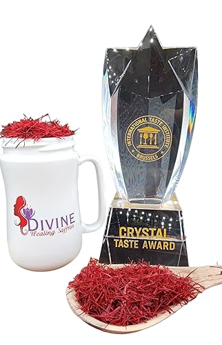 Miniatura 5 de Divine Saffron, Ganador del premio del paquete de recarga Pure Premium All Red Saffron Threads, grado A+ Royal Super Negin verificado sin OMG. Para