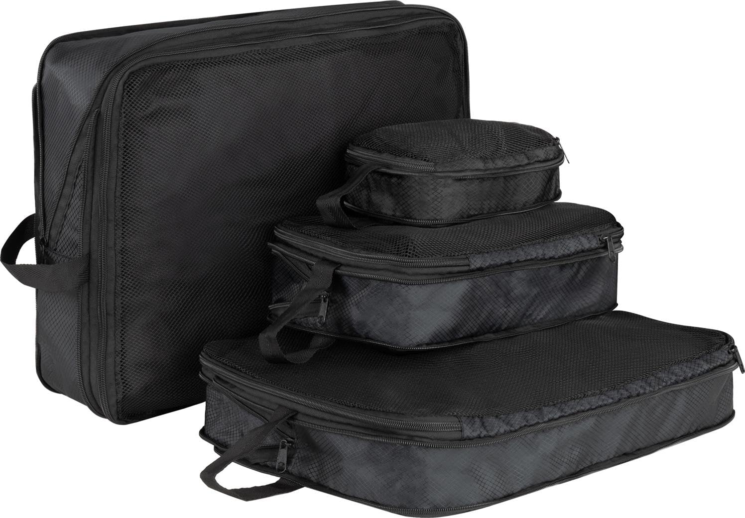 Reisetasche 120-150 L Reisetrolley mit Rollen mit Kleidertaschen Farbe Grau/Blau