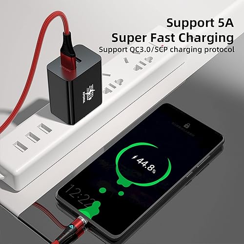 Miniatura 7 de Aporia - Cargador de pared tipo C y USB A de 20 W de 2 puertos con puerto QC 3.0/SCP USB-A y PD USB-C con carga rápida Entrega de energía | 100-240
