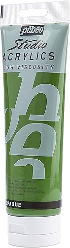 Vista 48 de Pebeo Studio Acrílicos de Alta Viscosidad, Acrílico Fino, 250 ml - Azul Turquesa