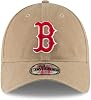 New Era Unisex-Adulto MLB Core Classic 9TWENTY Gorra Ajustable Caqui Color del Equipo Local, Talla Única - Boston Red Sox Caqui 3