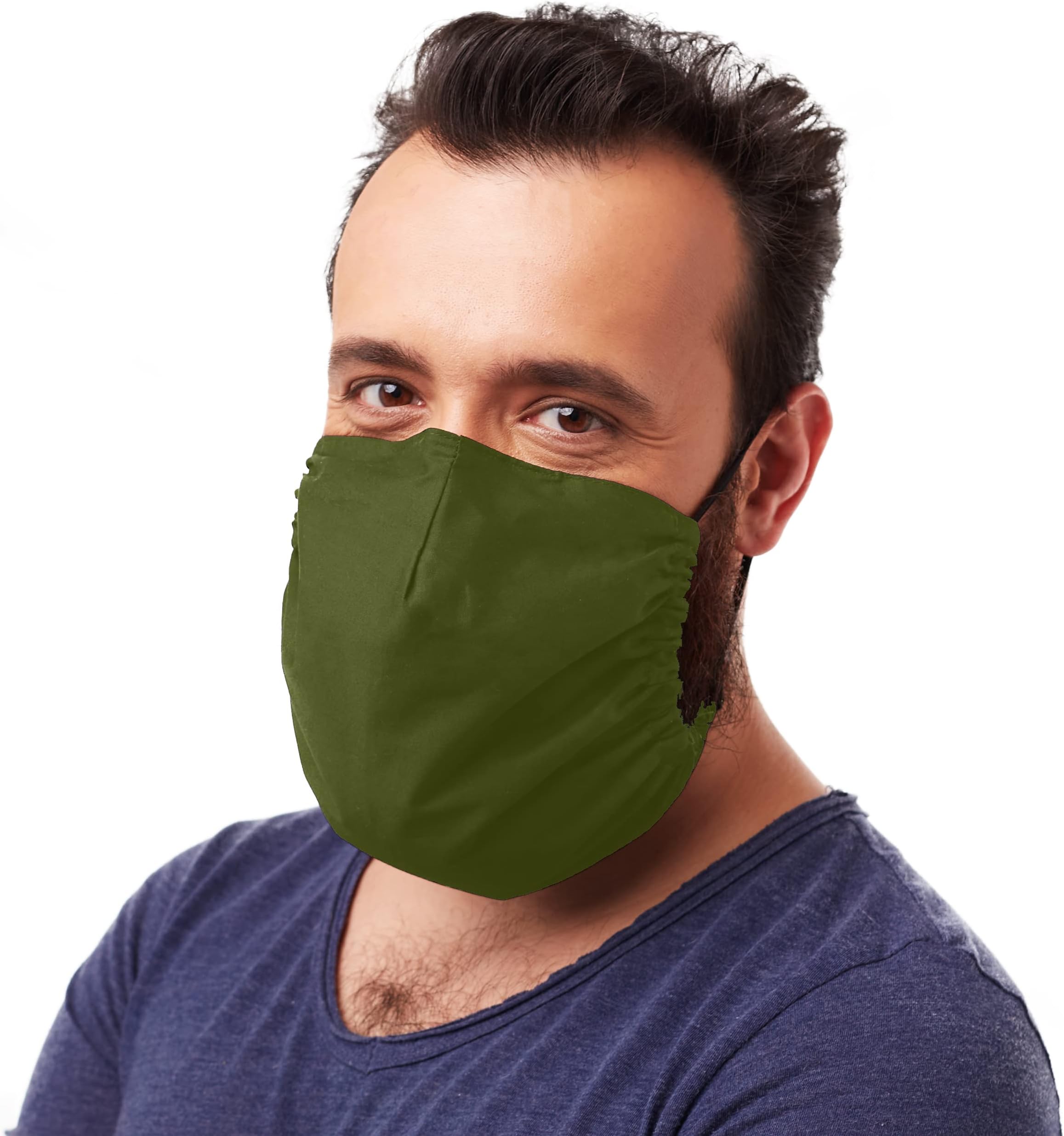 MASHELE Fashion Face and Beard Extra Large Reusable Reversible Covering for Bearded Men