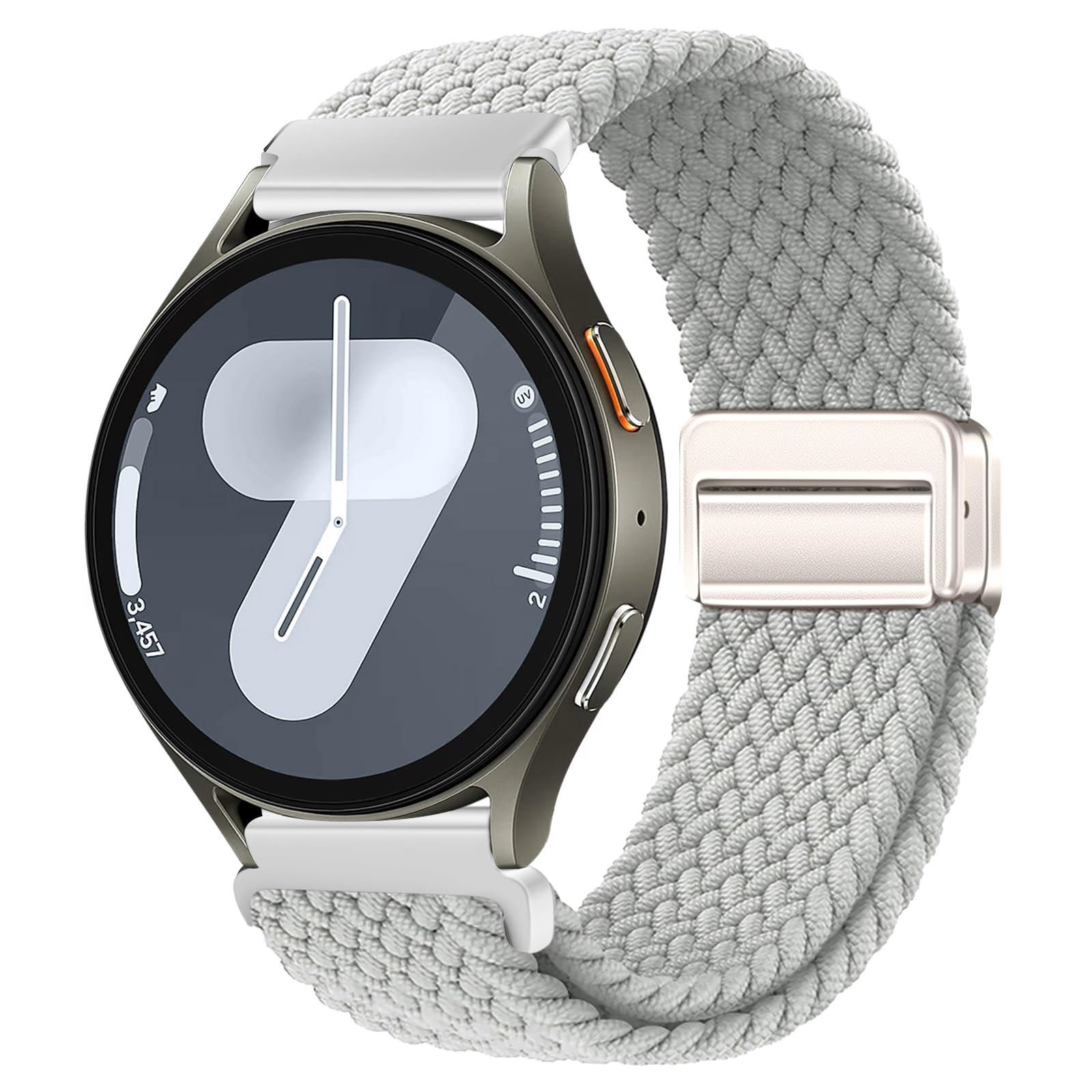 YYXIXI 20mm Watch Strap Compatible with Samsung Galaxy Watch 7/6/5/4 Strap 44mm 40mm/5 Pro 45mm Wriststrap/Active 2 Band Magnetic Buckle Braided Belt(Watch Not Included)-image-1