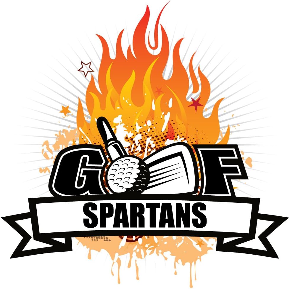 VictoryStore Towels - Spartans Mascot Golf Team Towels, Set of 12