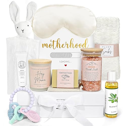 Regalos para nueva mamá, paquete de 11 unidades para el cuidado de la nueva mamá después del bebé, regalos de baby shower para mamá futura, regalo