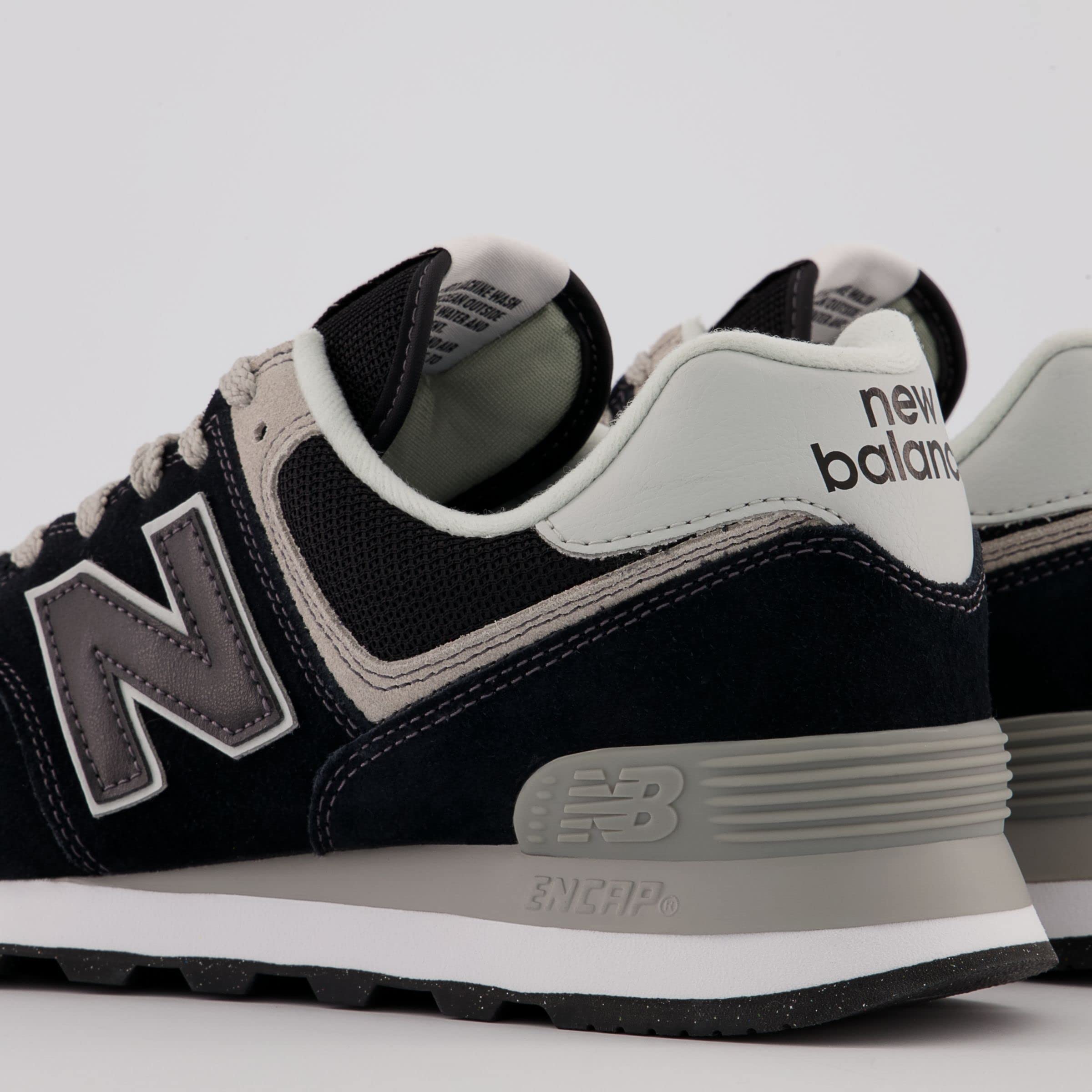 New Balance 574 Core Zapatillas para Hombre Black/White 49/XW
