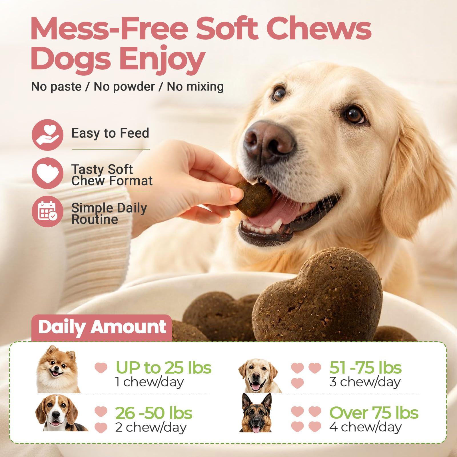 VUN Lactation Support for Dogs,Dog Nursing Postpartum Chews — Amazon image 8