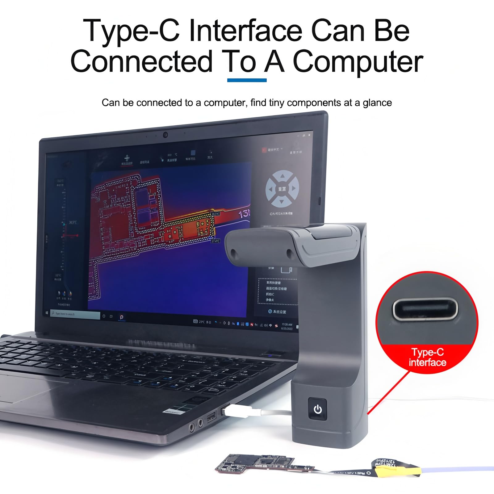 SUNSHINE LC-AD15 400W 3D Analysegerät Schnelle Handy-PCB-Erkennung Infrarot-Thermalkamera Reparaturwerkzeugset