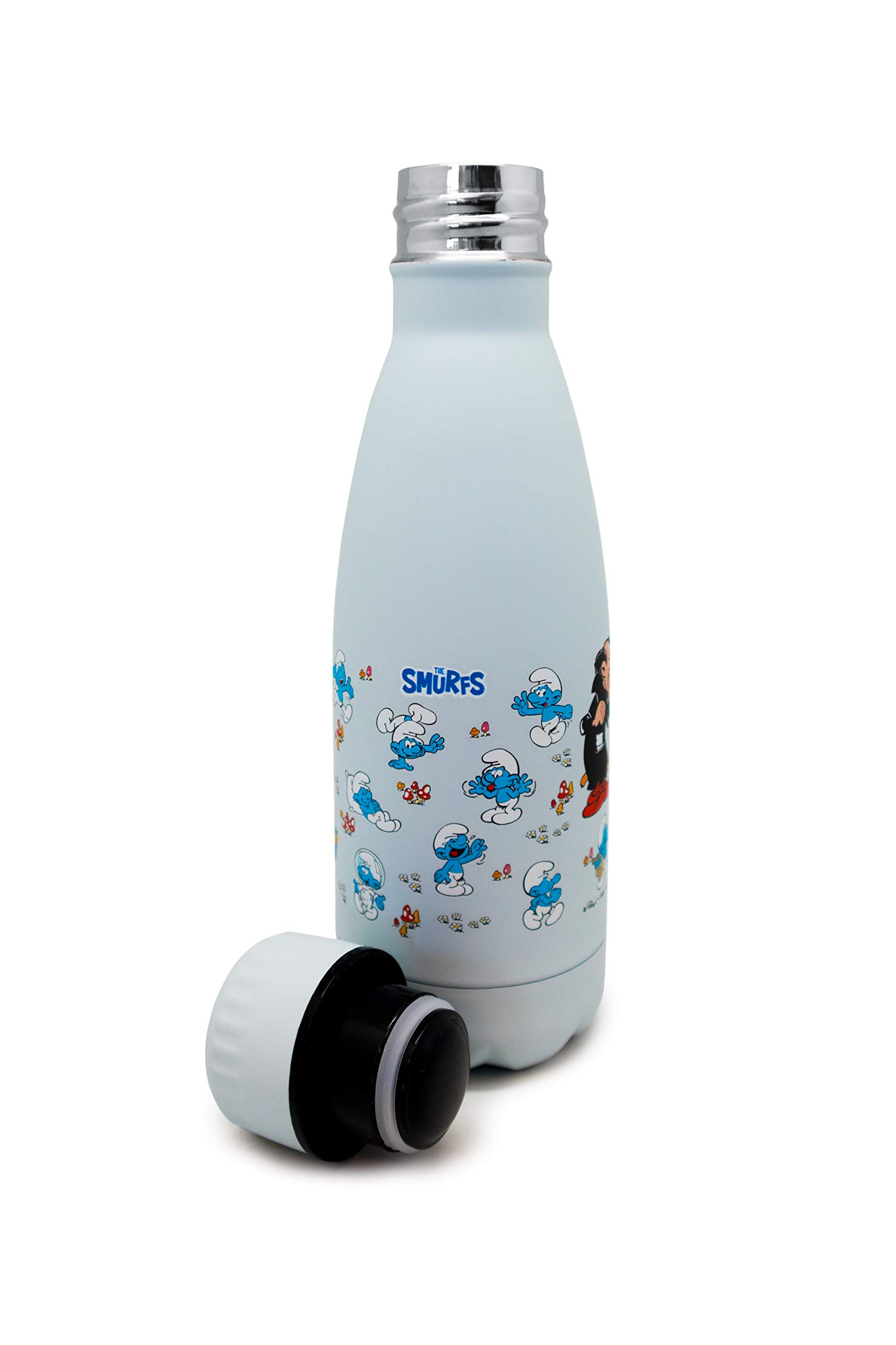 Nerthus FIH 614 Termo Doble Pared para frios y Calientes Diseño Turquesa de Acero Inoxidable 350 ml Libre de BPA, Tapon Hermético, 18/8 — view 85
