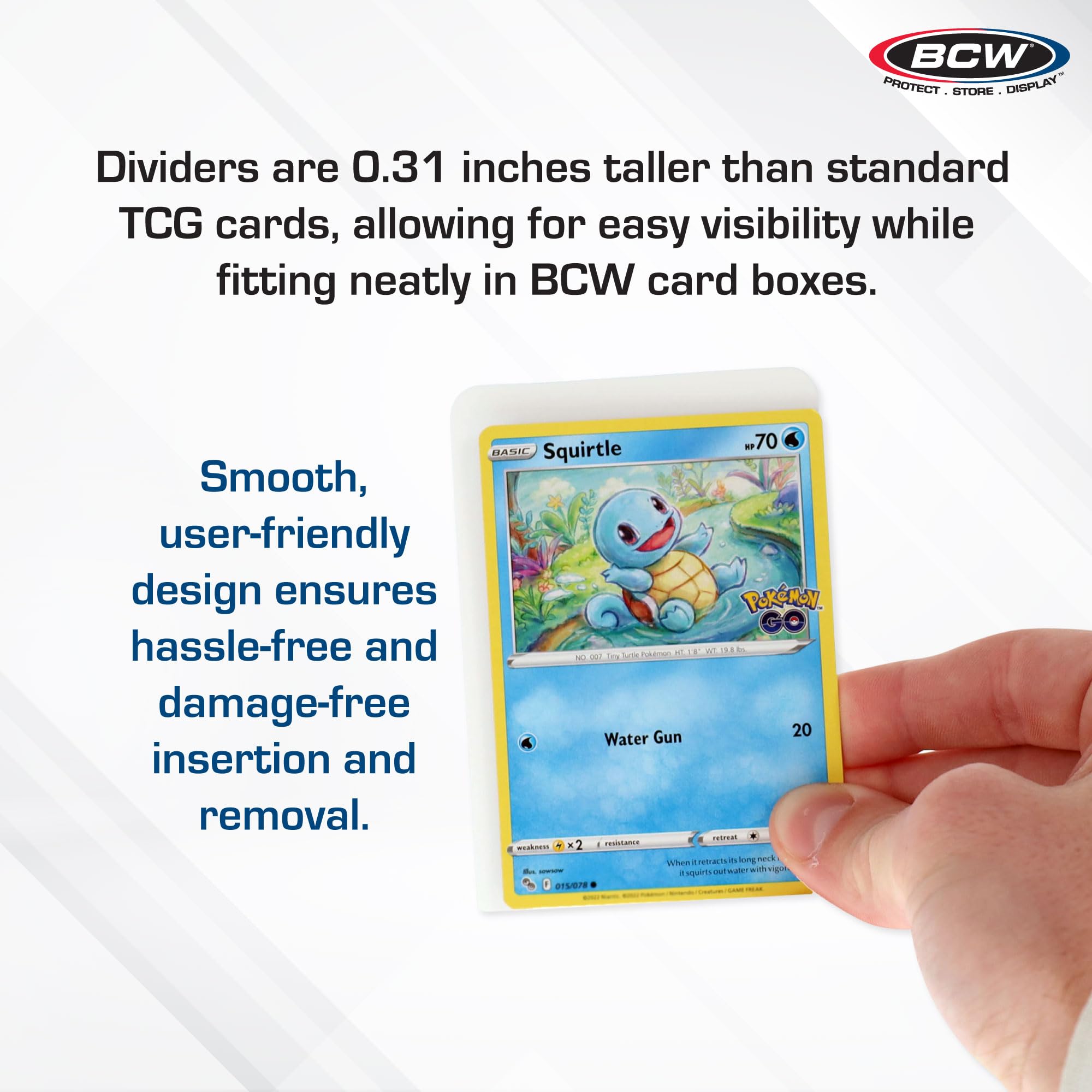 Amazon.co.jp: BCW トレーディングカードディバイダー (30個パック