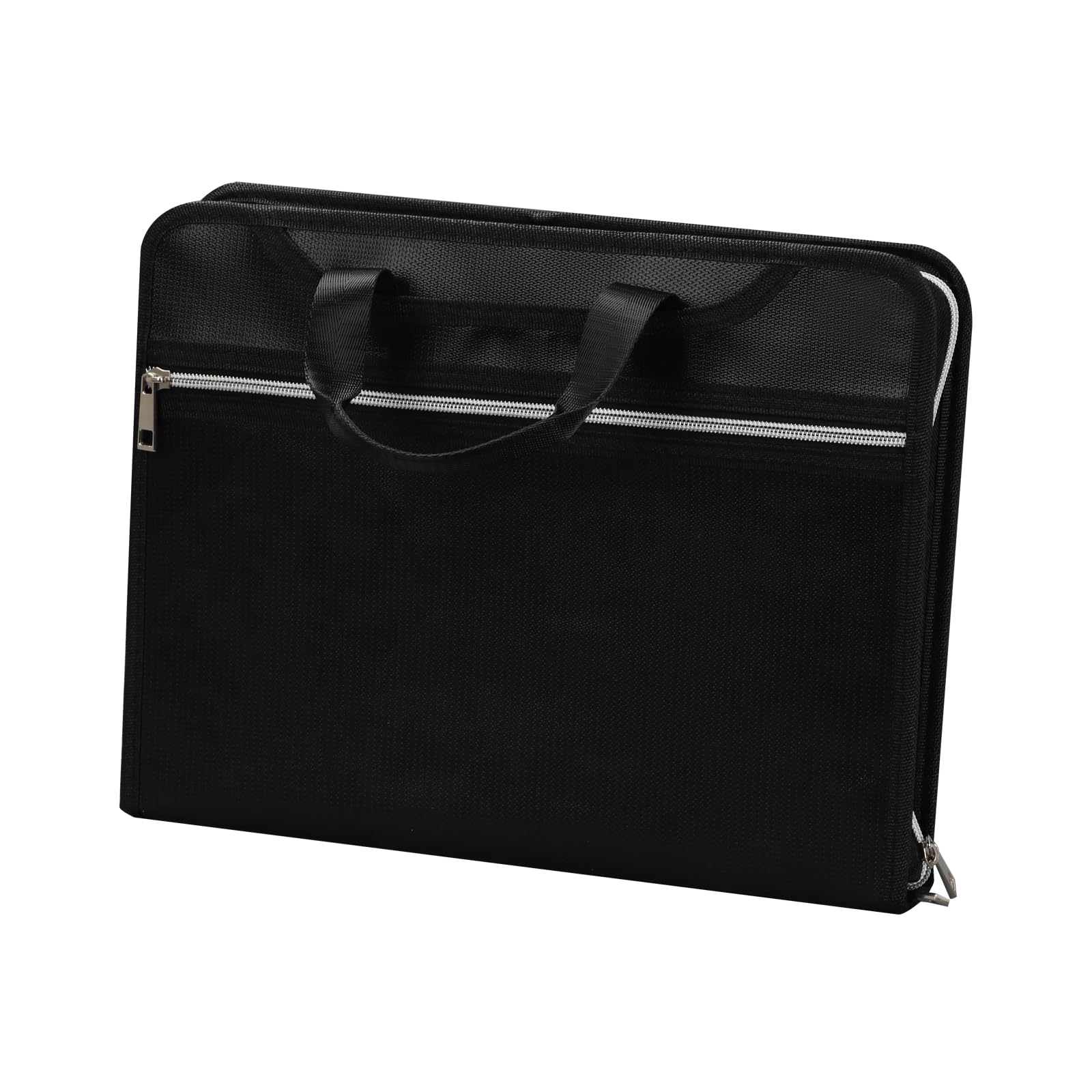 Qivine Ognioodporny wodoodporny organizer na dokumenty 35,5x26x4,1 cm 13 kieszeni 2200°F srebrny