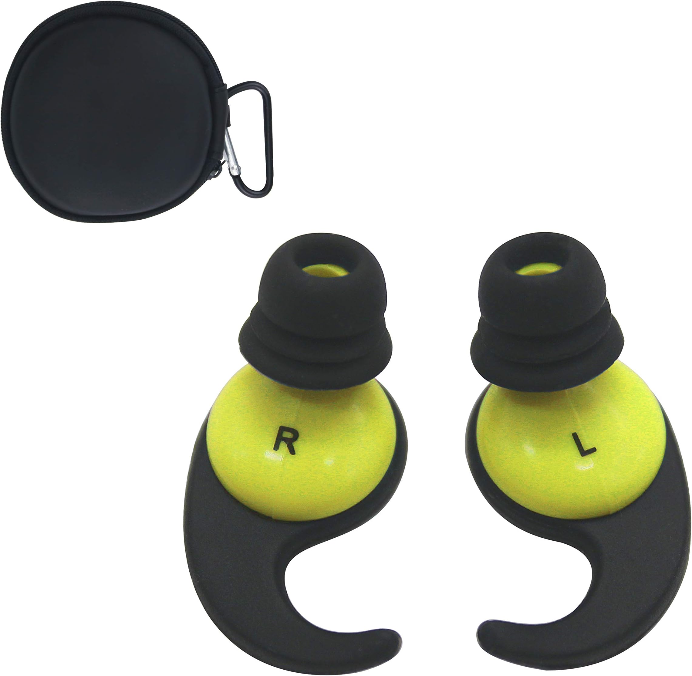 Oken Swimming Earplugs Audible Ear Plugs for Swimming, Surfing, Diving and Water Sports (Green)