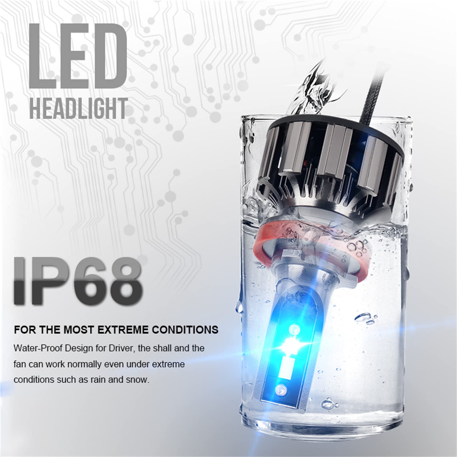 Bombilla LED RGB Que Cambia De Color, Luces Antiniebla, Aplicación Inalámbrica Multicolor, Control Bluetooth, 8000 Lúmenes, DRL, Luces Antiniebla, Bombillas De Repuesto, Paquete De 2,9007/hb5