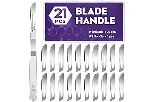 YixangDD Callus Remover Scalpels - 21 PCS Precision Scalpels for Surgery, Crafting,...