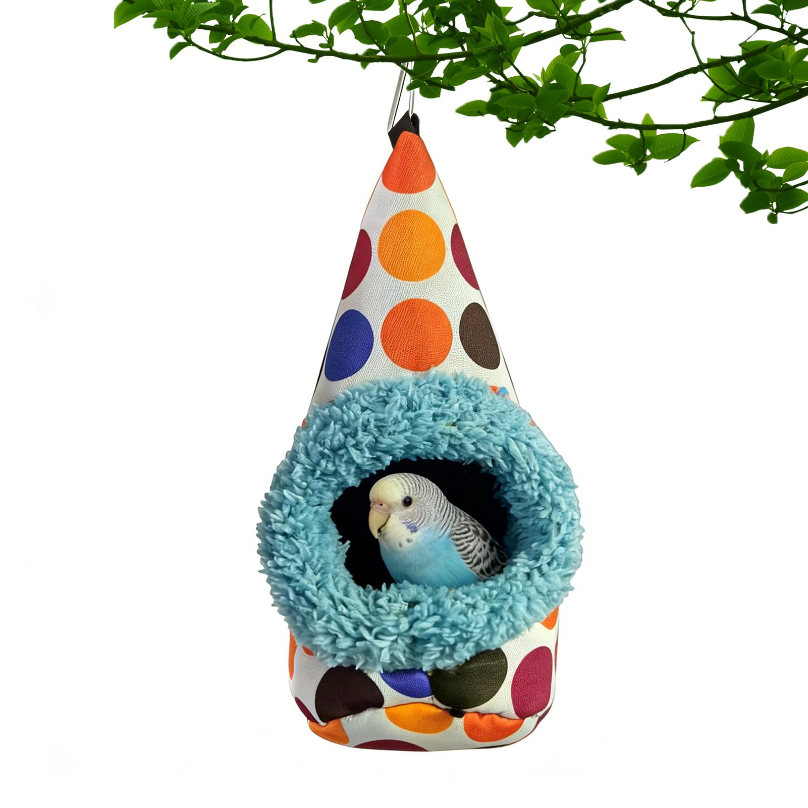 Lit pour cage à oiseaux en peluche, nichoir à oiseaux pour cage | pour se reposer, nicher, inséparable, canari, calopsitte et pinson