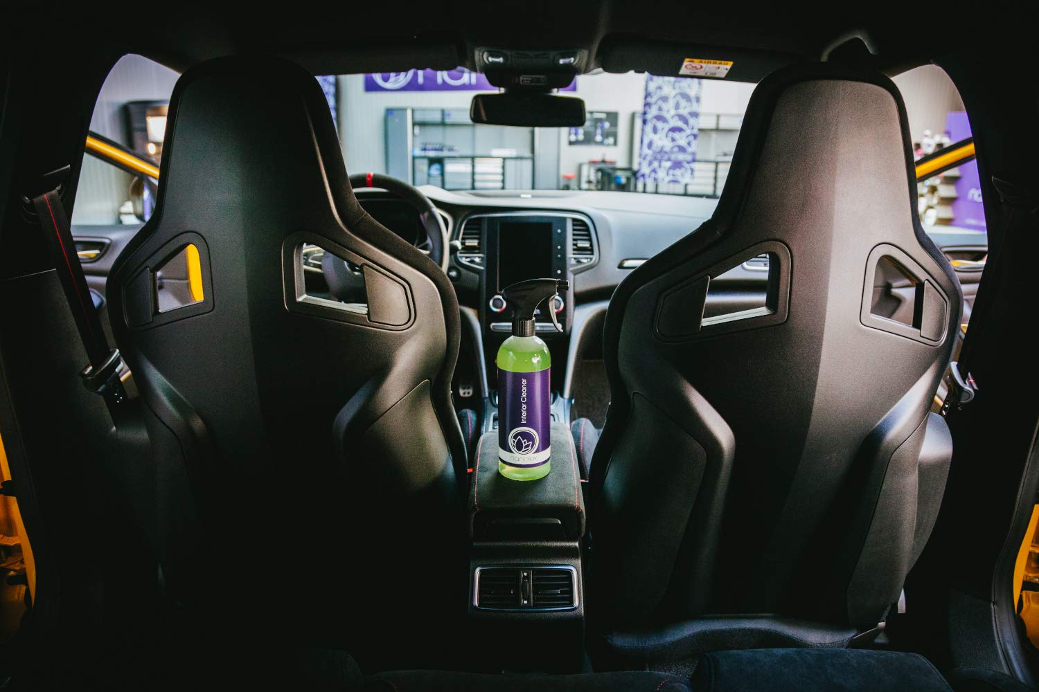 Nanolex Interior Cleaner, Auto Innenreiniger, Cockpitreiniger, Polsterreiniger Auto, Autoreinigung innen, Lederreiniger, Vinylreiniger & Kunststoffreiniger, Innenraum Aufbereitung, 1x 5 L