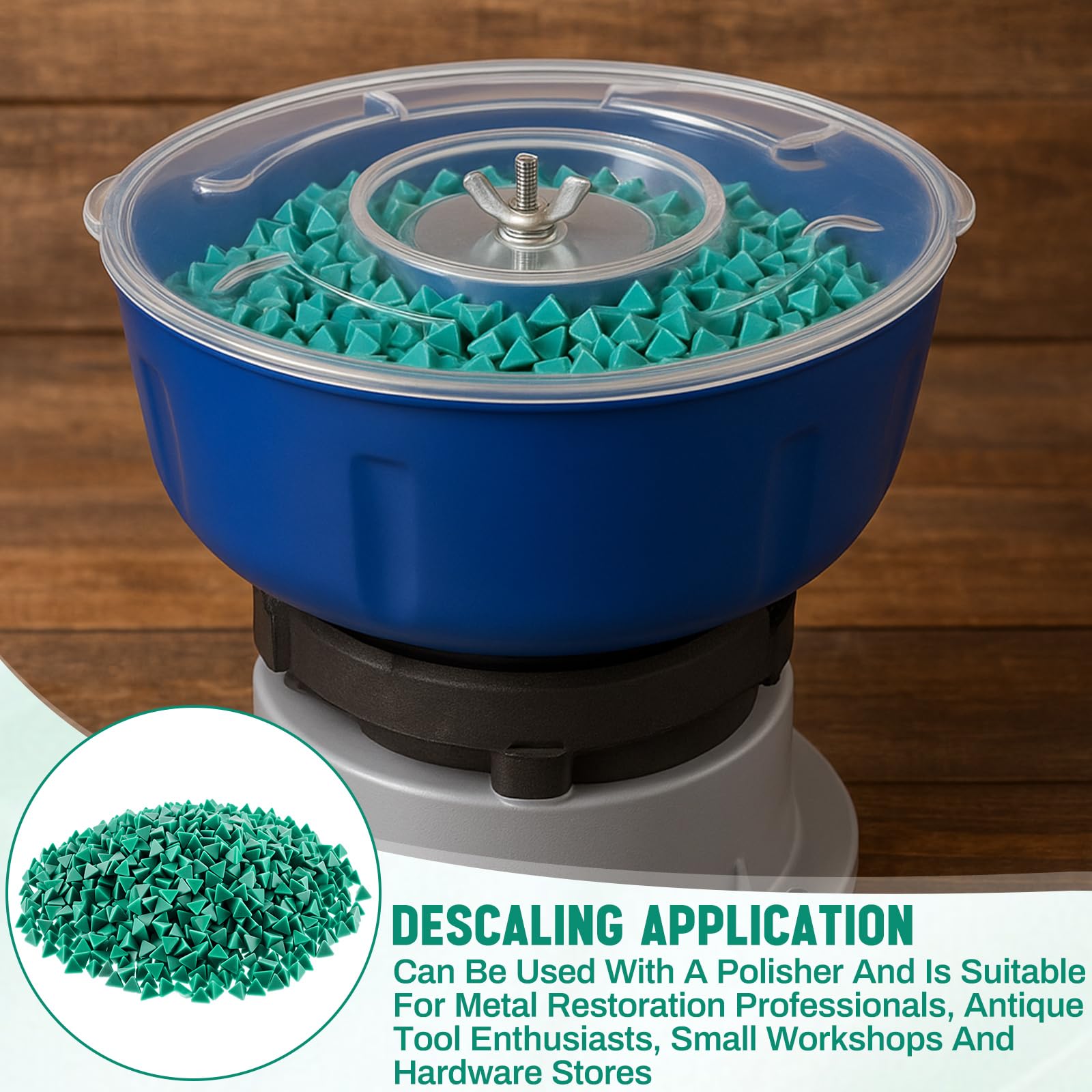 Resin Tumbling Media - Rust Removal & Polishing -5
