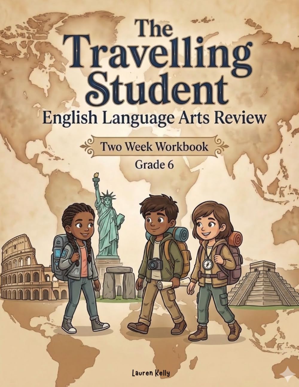 The Travelling Student: English Language Arts Review Two Week Workbook Grade 6