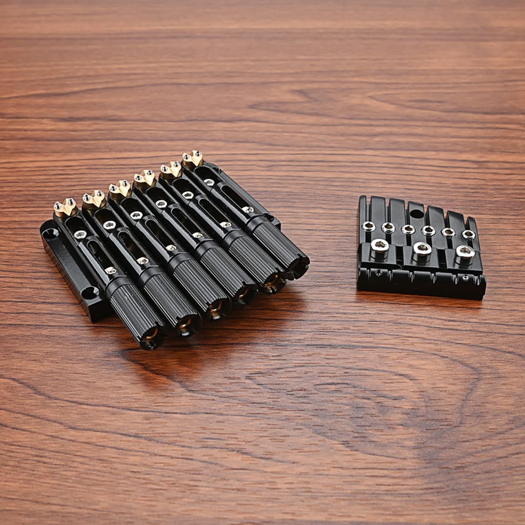 Cordal de guitarra y puente, Tailpiece Rosewood Base Bridge con rodillo para 6 cuerdas LP Jazz Jazz Guitar