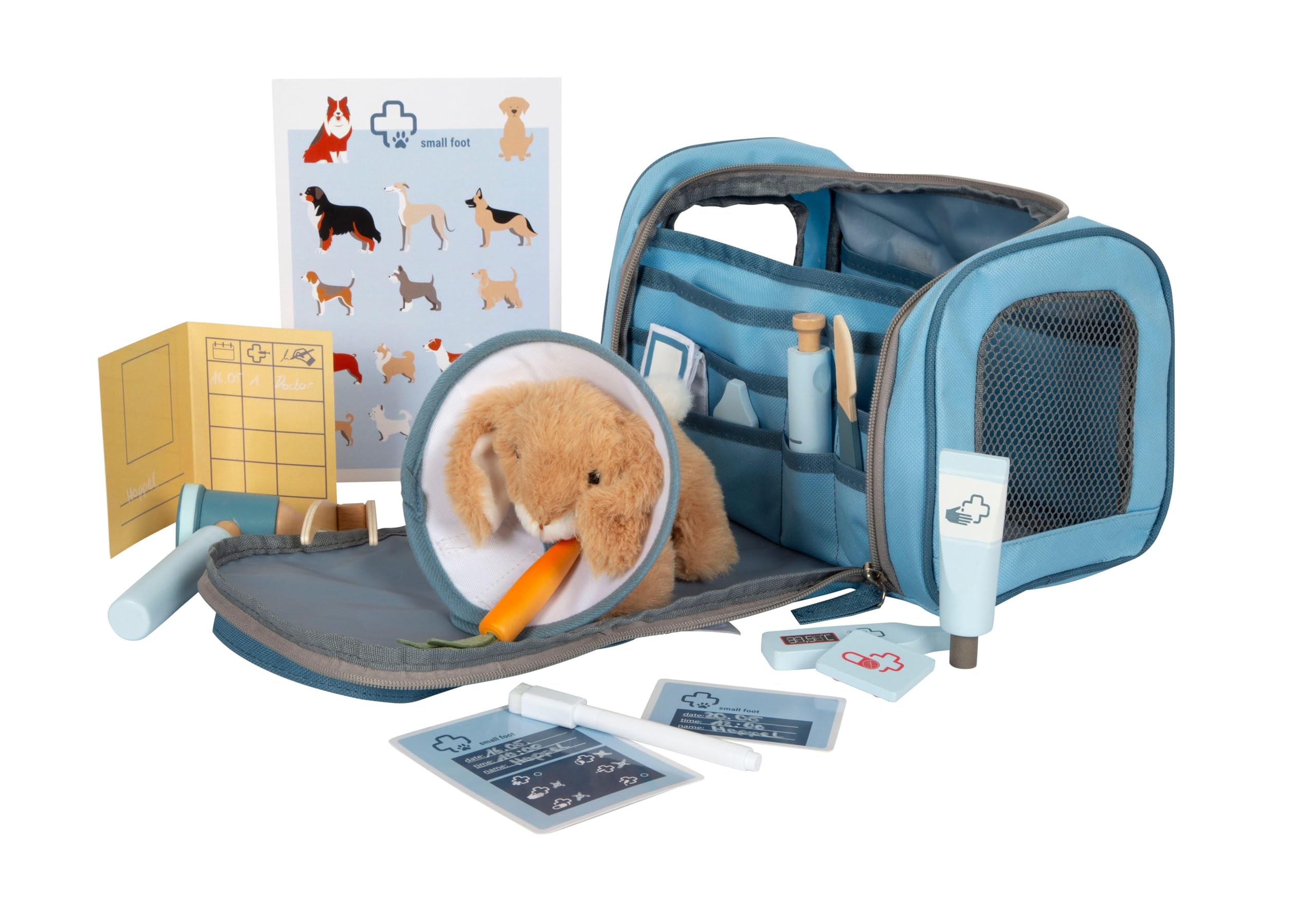 Small Foot Trousse de vétérinaire avec Lapin, avec Accessoires, Enfants à partir de 3 Ans, 12737