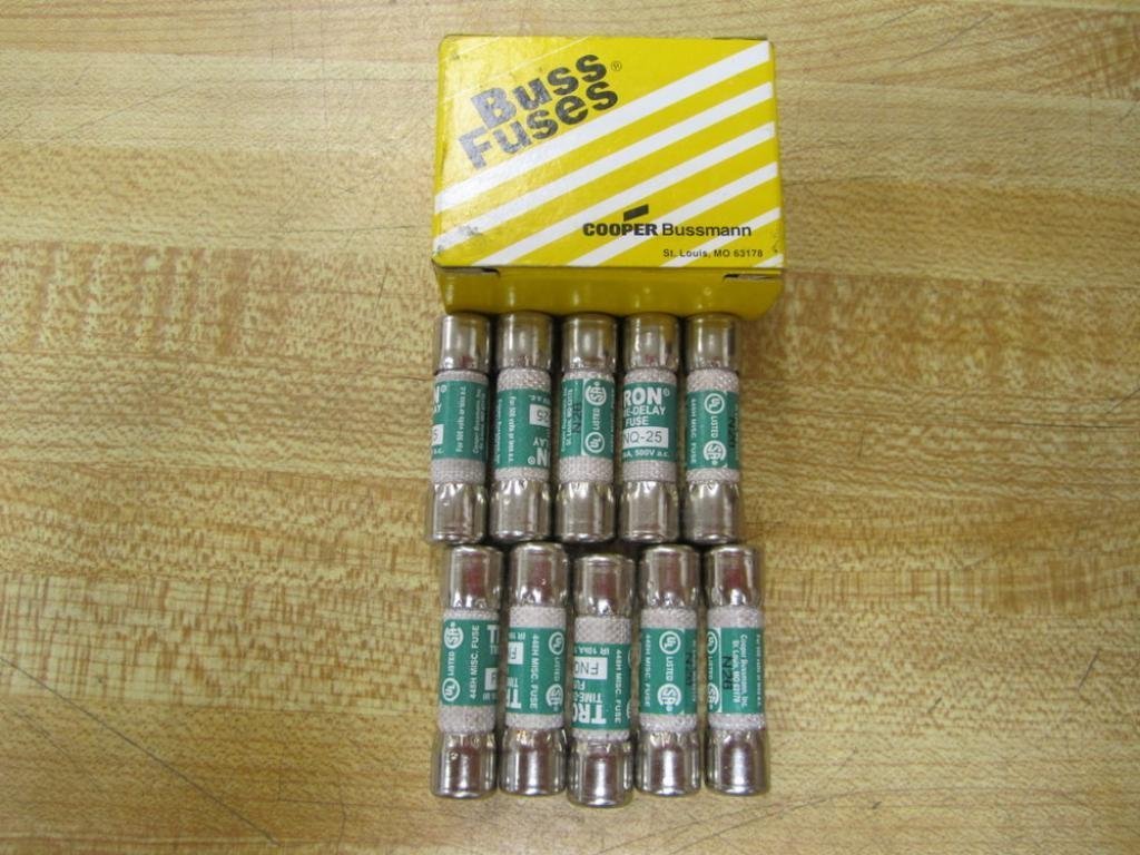 Bussmann FNQ-25 Fuse Cooper Tron FNQ25 (Pack of 10)